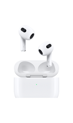 Bluetooth-гарнитура Apple AirPods (3-го поколения), белая  фото, kupilegko.ru