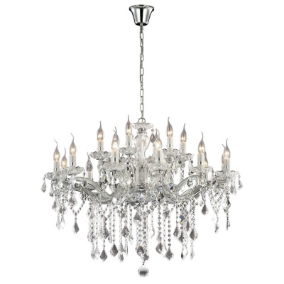 Подвесная люстра Ideal Lux Florian SP18 Cromo 075150  фото, kupilegko.ru