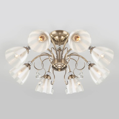 Потолочный светильник Eurosvet 30155/8 античная бронза  фото, kupilegko.ru