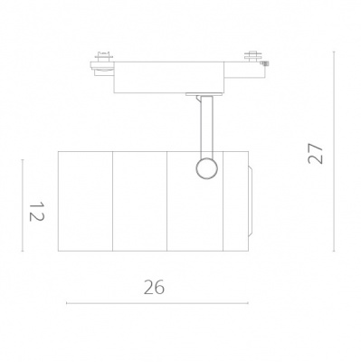 Трековые светильники Arte Lamp Cinto A2718PL-1BK  фото, kupilegko.ru