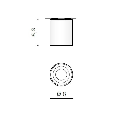 Накладной светильник Azzardo Mini Bross AZ1757  фото, kupilegko.ru