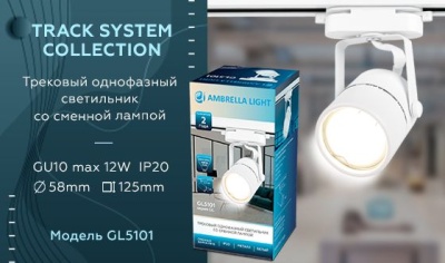 Трековый светильник Ambrella light Track System GL5101  фото, kupilegko.ru