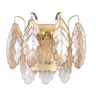 Бра, светильник настенный накладной Crystal Lux Trevi AP2 Brass  фото, kupilegko.ru