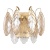 Бра, светильник настенный накладной Crystal Lux Trevi AP2 Brass  фото, kupilegko.ru