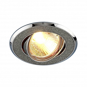 Встраиваемый светильник Elektrostandard 611 MR16 SL серебряный блеск/хром 4607138144147  фото, kupilegko.ru