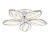 Потолочная светодиодная люстра Ambrella light FA466  фото, kupilegko.ru