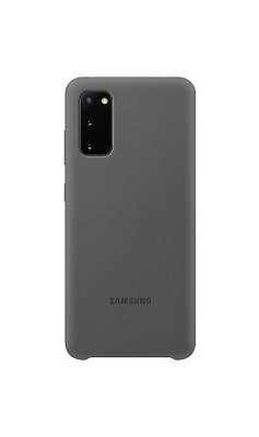 Чехол-крышка Samsung EF-PG980TJEGRU для Galaxy S20, силикон, серый  фото, kupilegko.ru