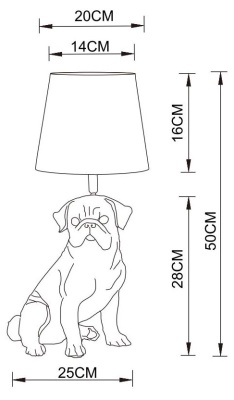 Настольная лампа Arte Lamp Bobby A1512LT-1WH  фото, kupilegko.ru