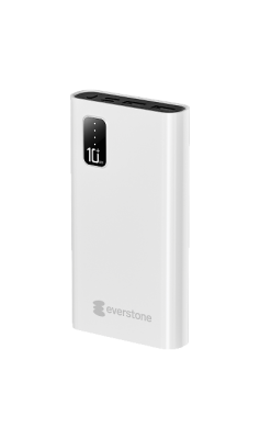 Аккумулятор Everstone EV-G1000, Li-Pol, 10000 мАч, белый  фото, kupilegko.ru