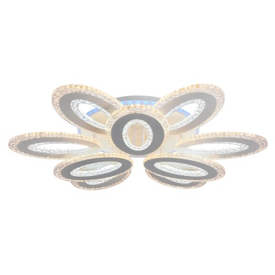 Потолочная светодиодная люстра Profit Light 8080/6+3 WHT  фото, kupilegko.ru