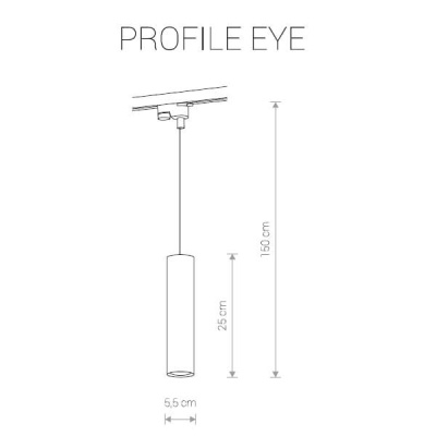 Трековый светильник Nowodvorski Profile Eye 9337  фото, kupilegko.ru