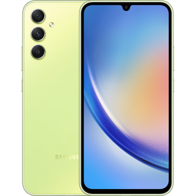 Смартфон, мобильный телефон Samsung Galaxy A34 128GB Желтый EAC  фото, kupilegko.ru