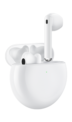 Bluetooth-гарнитура HUAWEI FreeBuds 4, керамически белая  фото, kupilegko.ru