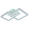 Потолочная светодиодная люстра Profit Light 8048/2 WHT  фото, kupilegko.ru