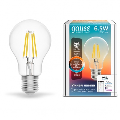 Светодиодная лампа Gauss Smart Home Clear 1220112  фото, kupilegko.ru