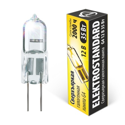 Галогенная лампа Elektrostandard G4 G4 12V35W Super Light сверхъяркая  фото, kupilegko.ru