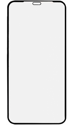 Защитное стекло Gresso для Apple iPhone 12 Pro Max 3D Full Glue (черная рамка)  фото, kupilegko.ru