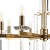 Подвесная люстра Crystal Lux Marron SP8 Brass  фото, kupilegko.ru