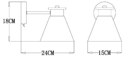Бра, светильник настенный накладной Arte Lamp A1031AP-1WH  фото, kupilegko.ru