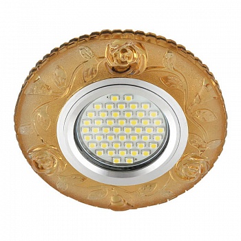 Встраиваемый светильник Fametto Luciole DLS-L150 Gu5.3 Glassy/Yellow  фото, kupilegko.ru