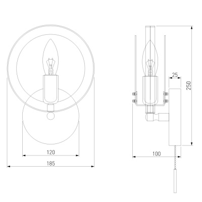 Бра, светильник настенный накладной Eurosvet 70121/1 белый  фото, kupilegko.ru