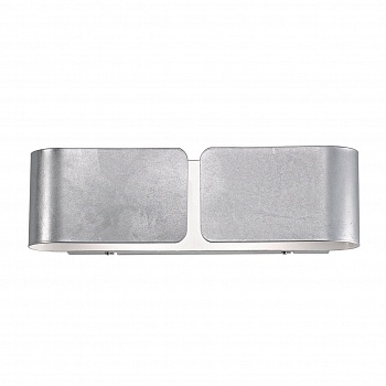 Настенный светильник Ideal Lux Clip AP2 Mini Argento 091136  фото, kupilegko.ru
