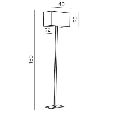 Торшер Azzardo Martens floor lampbody AZ1528  фото, kupilegko.ru