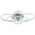 Потолочная светодиодная люстра Profit Light 8024/8 CHR  фото, kupilegko.ru