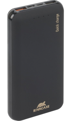 Аккумулятор RIVACASE QC3 2074, Li-Pol, 20000 мАч, чёрный  фото, kupilegko.ru