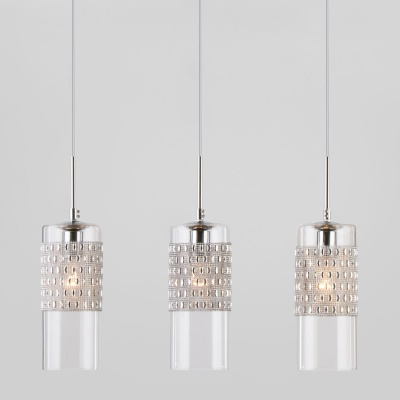 Подвесной светильник Eurosvet 50148/3 хром  фото, kupilegko.ru