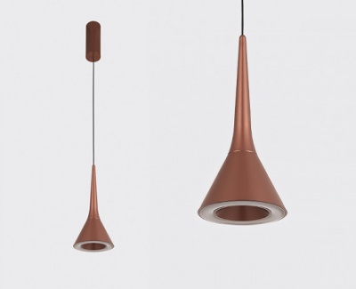Подвесной светодиодный светильник Italline IT03-1427 coffee  фото, kupilegko.ru