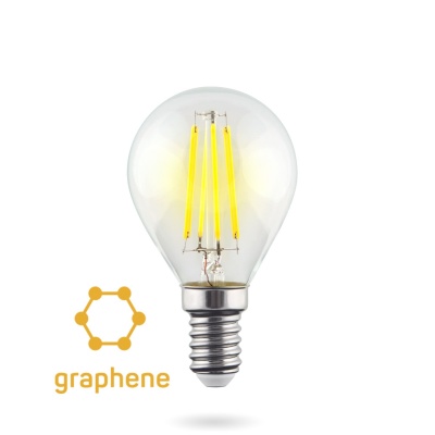 Светодиодная лампа Voltega Globe E14 9W Graphene 7137  фото, kupilegko.ru