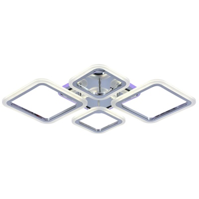Потолочная светодиодная люстра Profit Light 8075/2+2 CHR  фото, kupilegko.ru