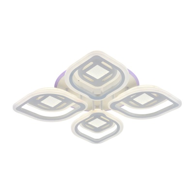 Потолочная светодиодная люстра Profit Light 8439/4+4B WHT  фото, kupilegko.ru