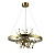 Подвесная люстра Crystal Lux GARDEN SPLED+3 D600 GOLD  фото, kupilegko.ru