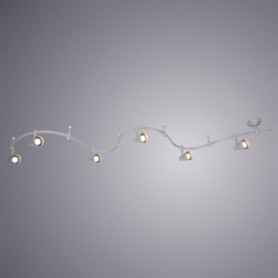 Трековая система Arte Lamp Rails A3058PL-6SI  фото, kupilegko.ru