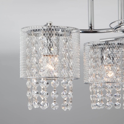 Потолочный светильник Eurosvet 30137/3 хром  фото, kupilegko.ru