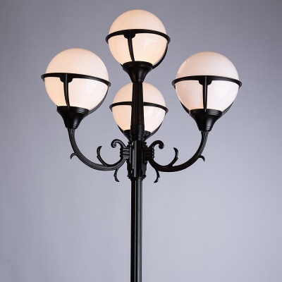 Столб фонарный уличный Arte Lamp MONACO A1497PA-4BK  фото, kupilegko.ru