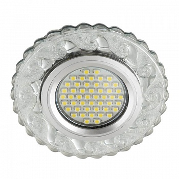Встраиваемый светильник Fametto Luciole DLS-L139 Gu5.3 Glassy/Clear  фото, kupilegko.ru