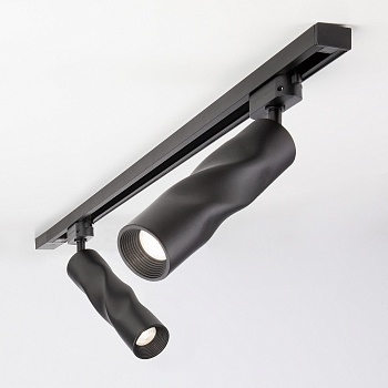 Трековые светильники Elektrostandard Scroll Royal Черный 5W 4200K (LTB26) однофазный  фото, kupilegko.ru