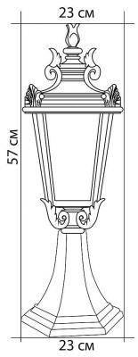 Уличный наземный светильник Feron 11368  фото, kupilegko.ru