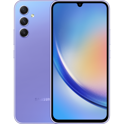 Смартфон, мобильный телефон Samsung Galaxy A34 256GB Фиолетовый RU  фото, kupilegko.ru
