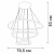 Подвесная светодиодная люстра Vitaluce V04624-03/3S  фото, kupilegko.ru
