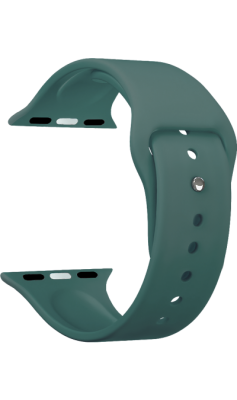 Ремешок  Deppa Band Silicone для Apple Watch 38/40 mm, силиконовый, зеленый  фото, kupilegko.ru