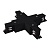 Коннектор X-образный Elektrostandard TRC-1-3-X-BK a039509  фото, kupilegko.ru