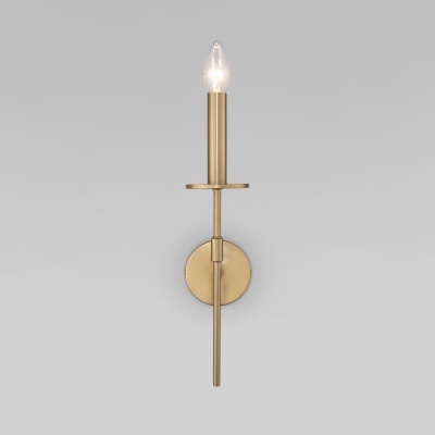 Бра, светильник настенный накладной Eurosvet 60142/1 латунь  фото, kupilegko.ru