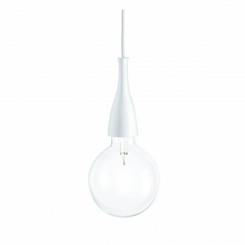 Подвесной светильник Ideal Lux Minimal SP1 Bianco 009360  фото, kupilegko.ru