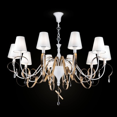 Подвесная люстра Maytoni Intreccio ARM010-10-W  фото, kupilegko.ru