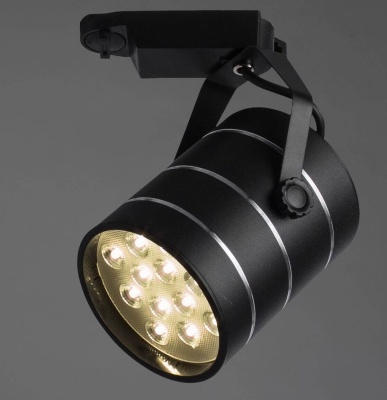 Трековый светодиодный светильник Arte Lamp Cinto A2712PL-1BK  фото, kupilegko.ru