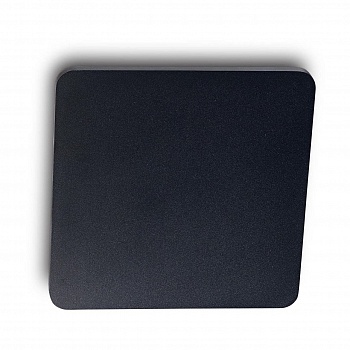 Настенно-потолочный светодиодный светильник Ideal Lux Cover Ap D20 Square Nero 195773  фото, kupilegko.ru